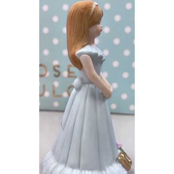 Enesco Growing Up Girls “Brunette Age 10” Porcelain Figurine Birthday Girl - Picture 5 of 8
